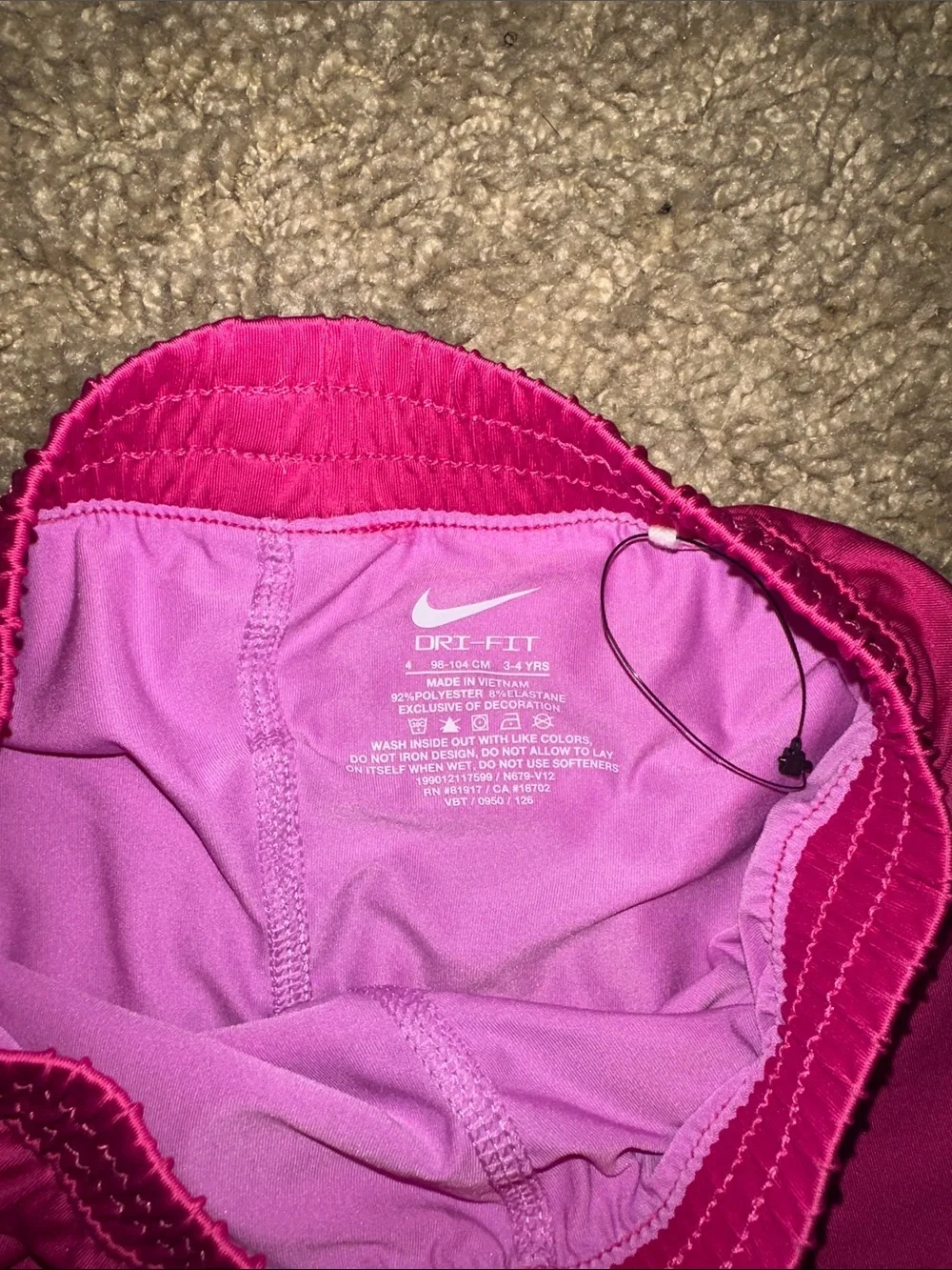 NWT Nike Pink and Lavender Shorts (4)